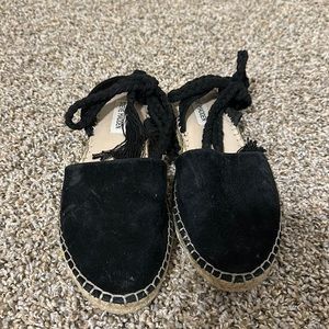 Steve Madden black espadrilles